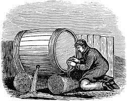 Historical illustration representing penny wise and pound foolish.